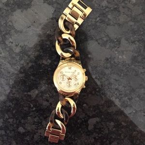 Michael Kors bracelet watch! Tortoise & Gold